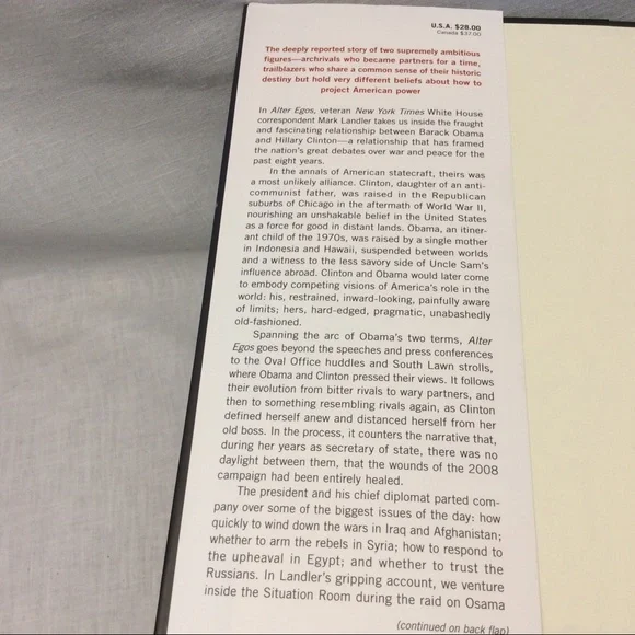 ALTER EGOS BY MARK LANDER HARDCOVER BOOK. - Picture 11 of 11